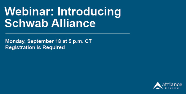 Schwab Alliance Webinar Header Image