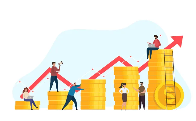 Increasing Wealth over Time